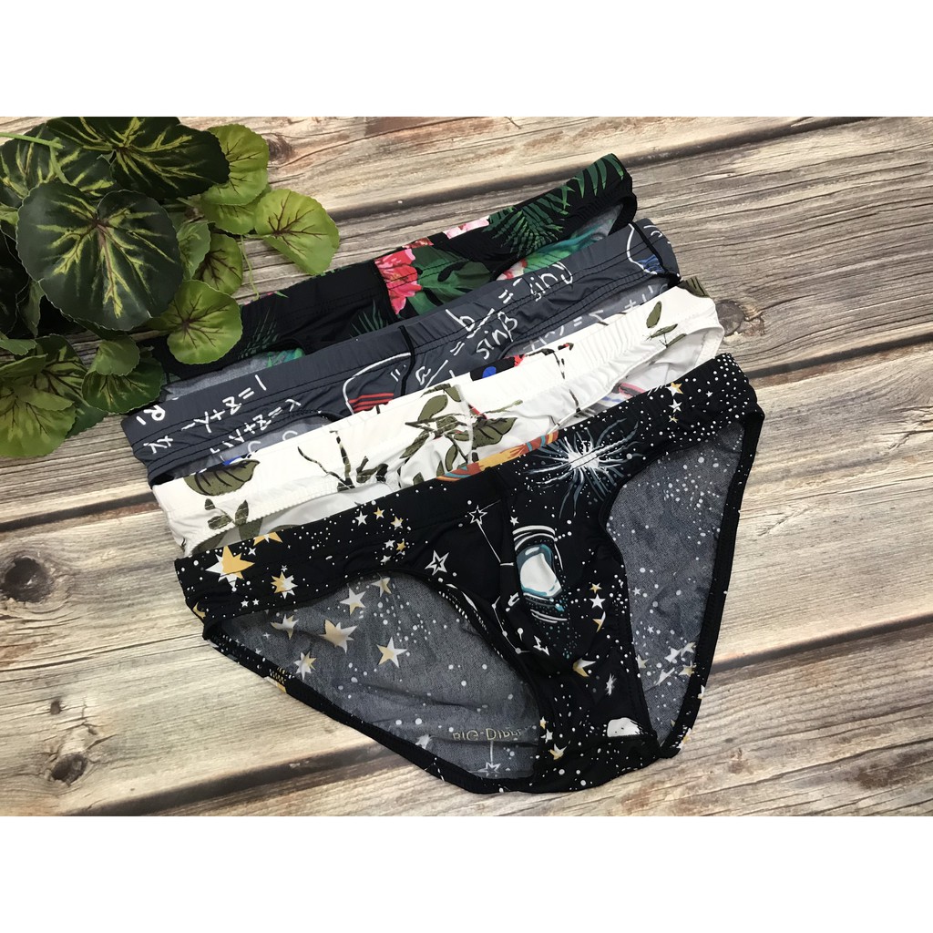 [free ship 50k + che tên đơn hàng] quần lót nam, quần lót tam giác thun lạnh cao cấp nhiều màu và size