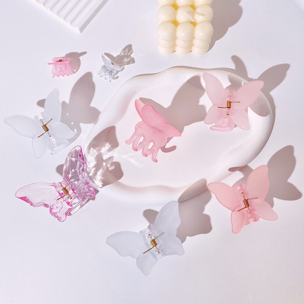 Kẹp Tóc Hình Cá Mập / Bướm Xinh Xắn Thời Trang Cho Nữ