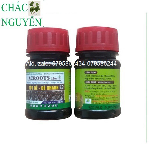 ĐIỀU HÒA SINH TRƯỞNG ACROOT - RA RỄ, BẬT MẦM CHAI 100ML