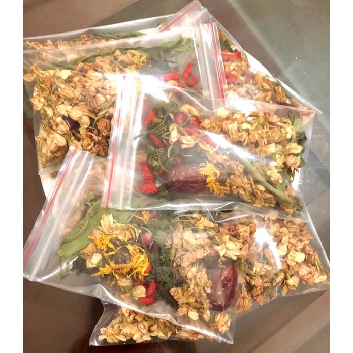 Trà dưỡng nhan, trà hoa 8 vị