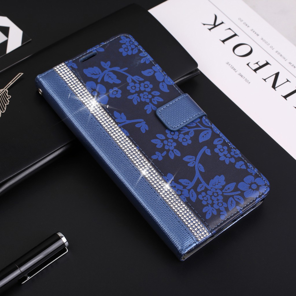 Bao da đính đá cho Samsung Note8 A3 A5 2017 | BigBuy360 - bigbuy360.vn