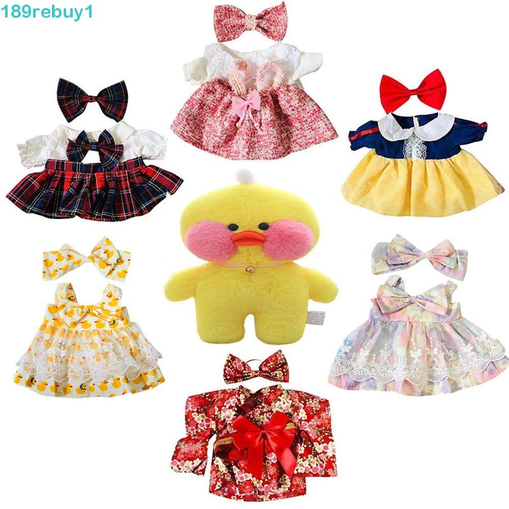 Chú Vịt Nhồi Bông Mini 30cm REBUY1 Dành Cho Búp Bê