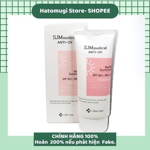 Kem chống nắng [Trắng da -Hàng Auth] Kem chống nắng sjm medical anti-uv suncream