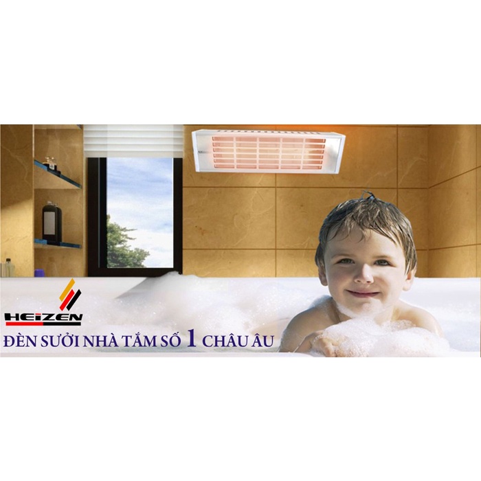 (Mã CHUT002 giảm 8%) Đèn sưởi nhà tắm Heizen HE-IT610 - Hàng chính hãng