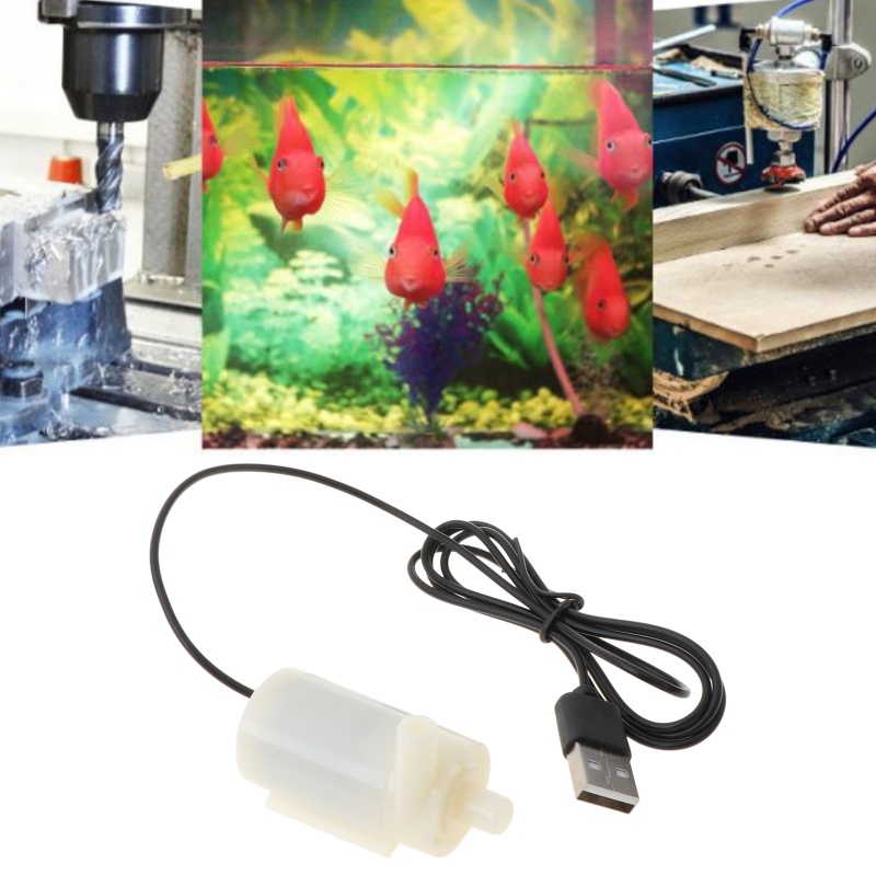 Thiết Bị Bơm Nước Cho Bể Cá Dc 5v 2-3l / Phút