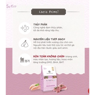 Thức ăn hạt thịt cừu & vịt Natural Core cho chó