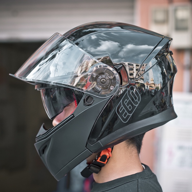 Kính Thay Thế Mũ Bảo Hiểm Fullface EGO E9 Lật Hàm (Nhiều Màu)