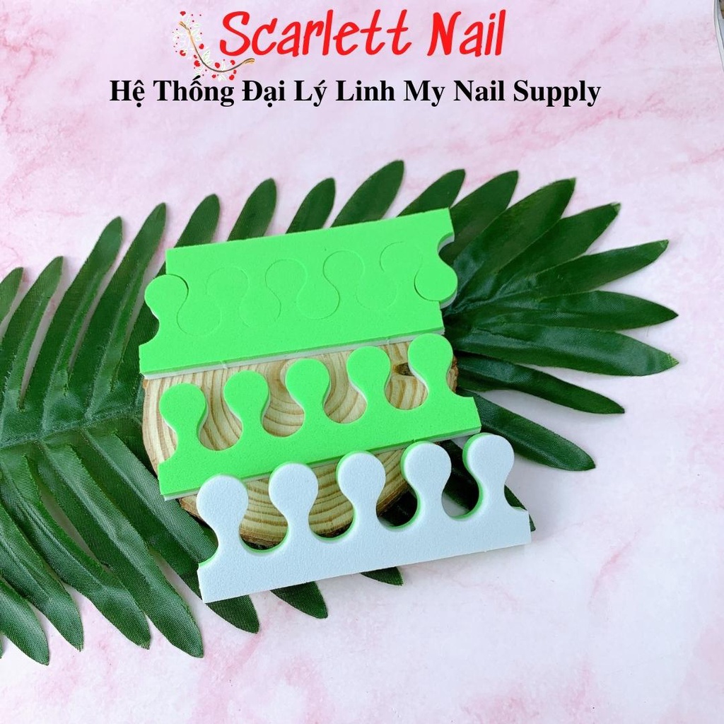 Set 2 Kẹp Tách Ngón Tay Ngón Chân Chống Lem Nước Sơn Khi Làm Móng Giao Ngẫu Nhiên