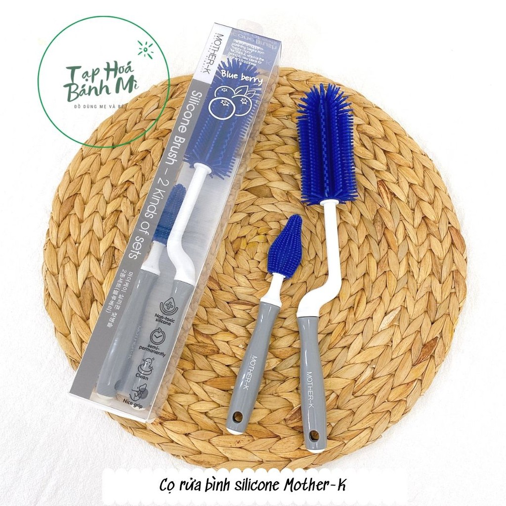 Cọ rửa bình sữa Silicone Mother-K
