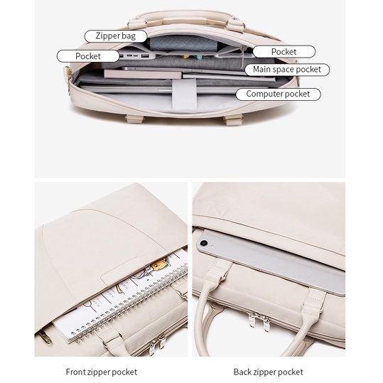 Túi Xách Đựng laptop 13.3 14.1 15.6 inch Thiết Kế Đơn Giản Tiện Dụng