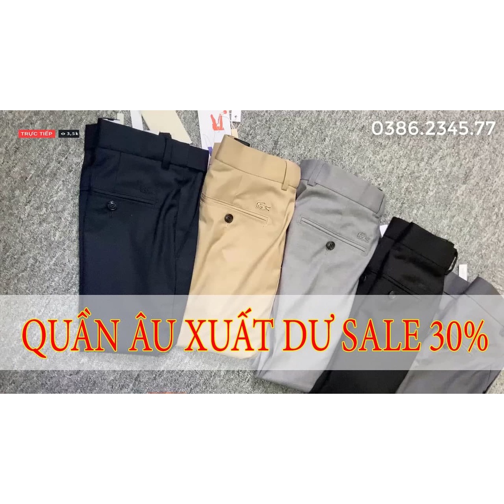 FREE SHIP Quần Âu Nam Đẹp Cạp Trun Ẩn dáng Slimfit - Co Giãn Thoải Mái A2Q - Top 1 Hàng Xuất Dư Hàn
