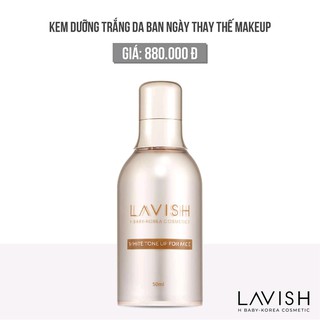 Kem dưỡng nâng tông thay thế trang điểm LAVISH H BABY - WHITE TONE UP FOR FACE