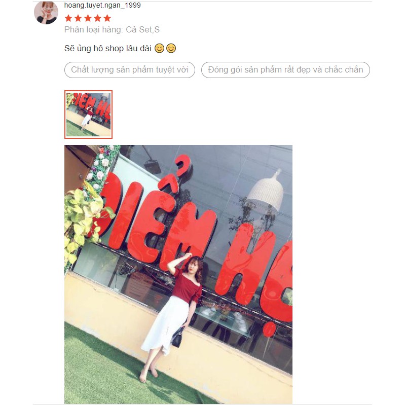 Set áo tay bồng cổ vuông dáng lửng màu đỏ mix chân váy / đầm trắng xẻ tà dáng dài xinh xắn V00128 | BigBuy360 - bigbuy360.vn