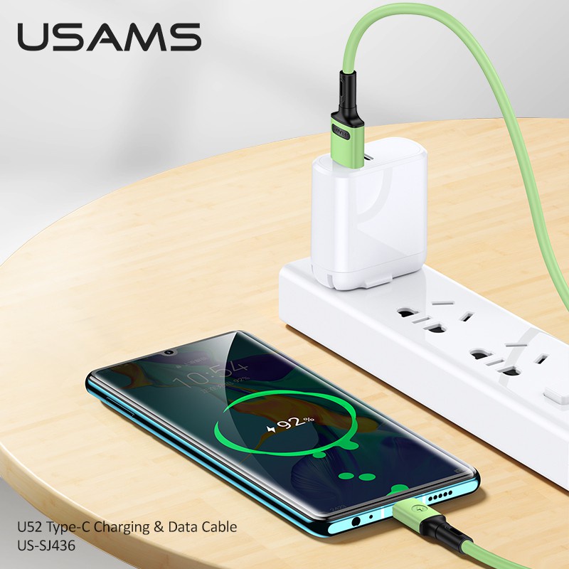 Dây Cáp Sạc Nhanh USAMS U52 1m 2A Cho Điện Thoại