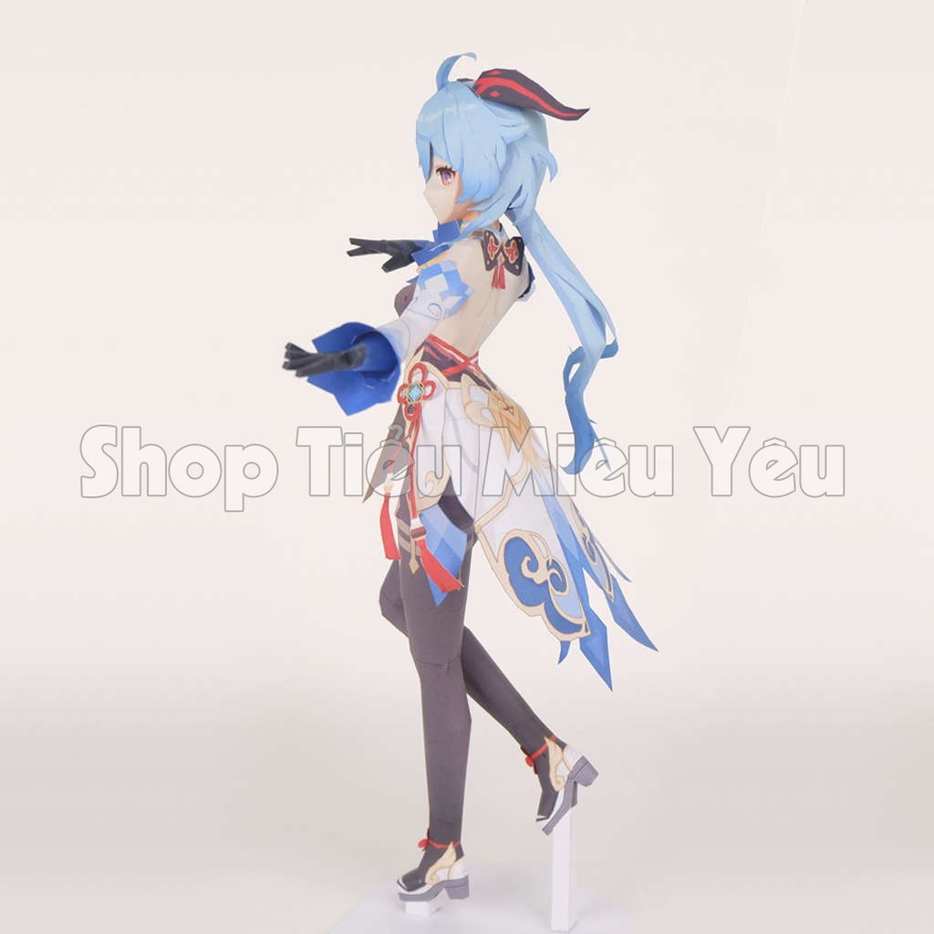 [CÓ CLIP] Mô Hình DIY Ganyu – Genshin Impact KIT Papercraft Figure Cao Cấp