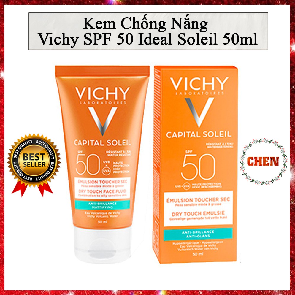 Kem Chống Nắng Vichy SPF 50 Ideal Soleil 50ml