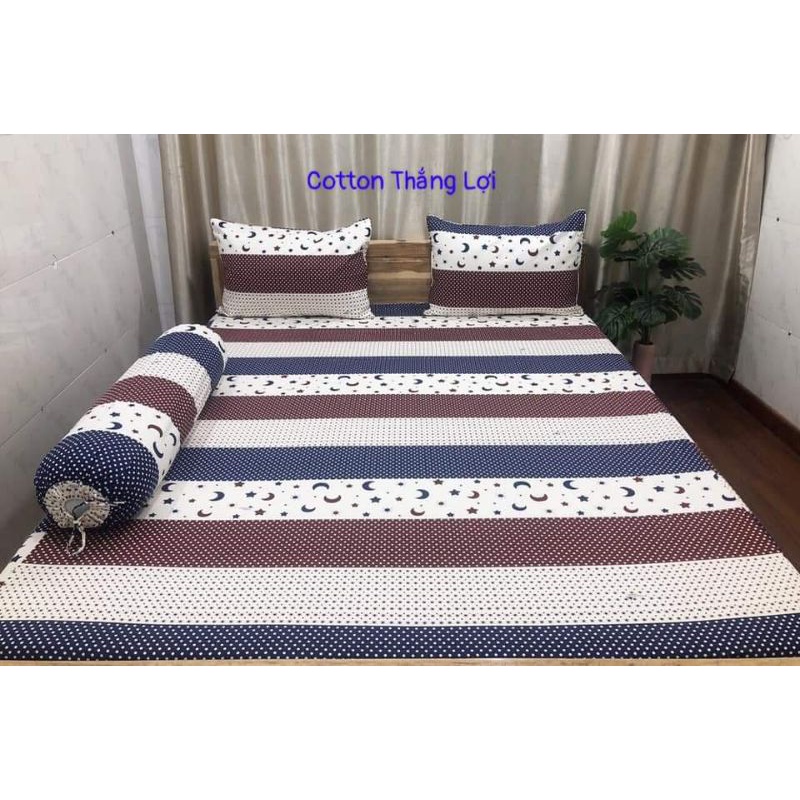 Bộ Ga mền Thắng Lợi 100% cotton ( hàng HIỆU )