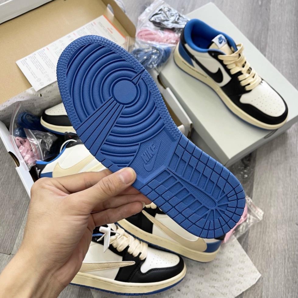 Giày Thể Thao Nam Nữ Jordan 1 Low Fragment x Travis Scott