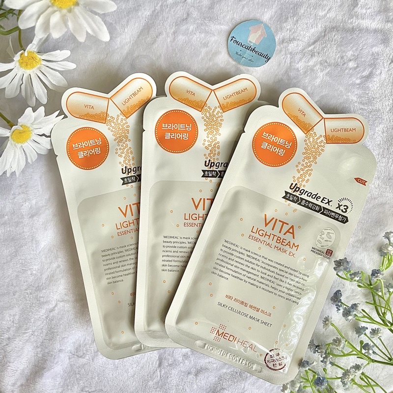 Mặt Nạ Làm Trắng Sáng Da Mediheal Vita Lightbeam Essential Mask Ex