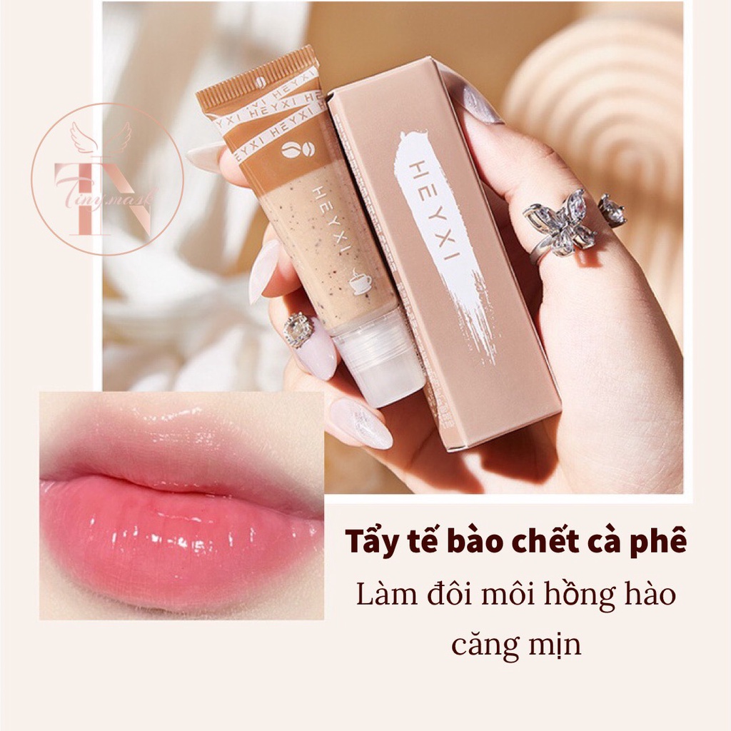 Tẩy Da Chết Tế Bào Chết Môi Heyxi Cafe CoffeeMoisturizing Lip Scrub Dưỡng Ẩm Và Căng Bóng Môi