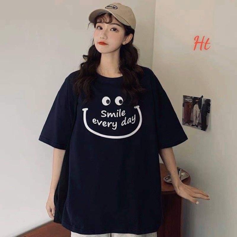 Áo phông mặt Smile liếc mắt TH6