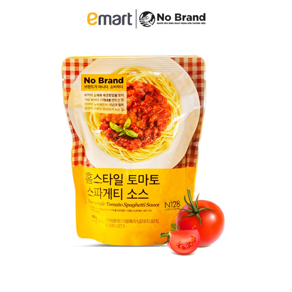 Sốt Mì Ý Vị Cà Chua Kiểu Gia Đình No Brand Túi 400g - Emart VN