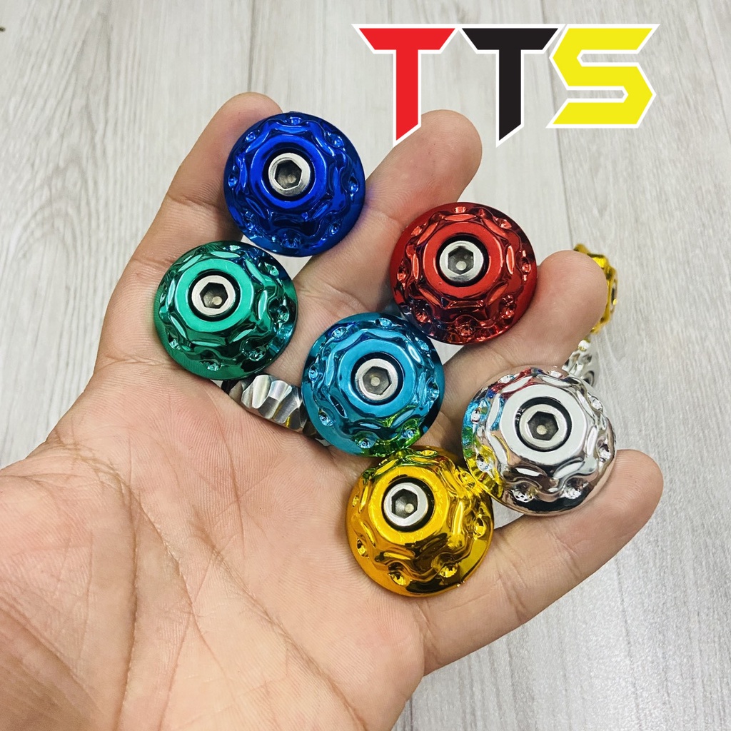 Gù tay lái mạ chrome siêu bóng nhiều màu sắc sử dụng cho các loại xe Honda,Yamaha, Suzuki