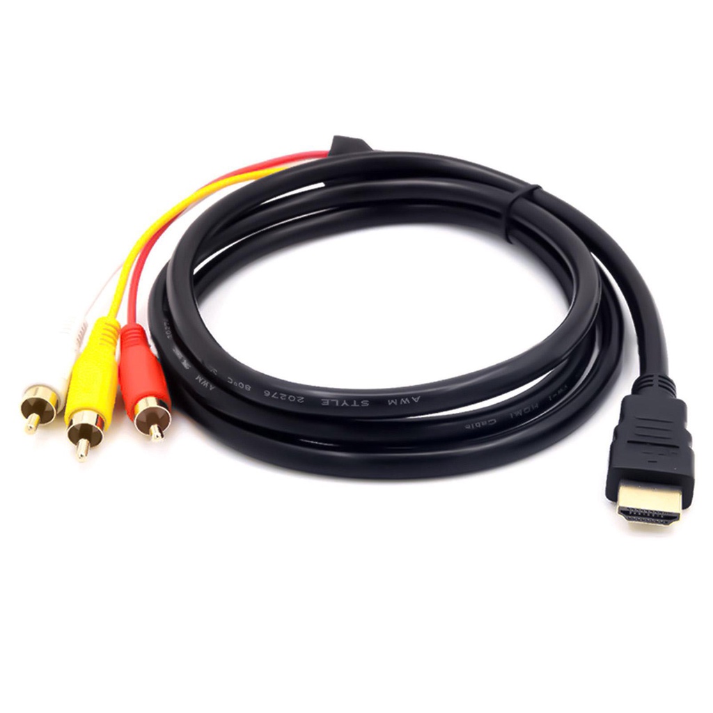Cáp chuyển đổi HDMI sang 3RCA cho HDTV