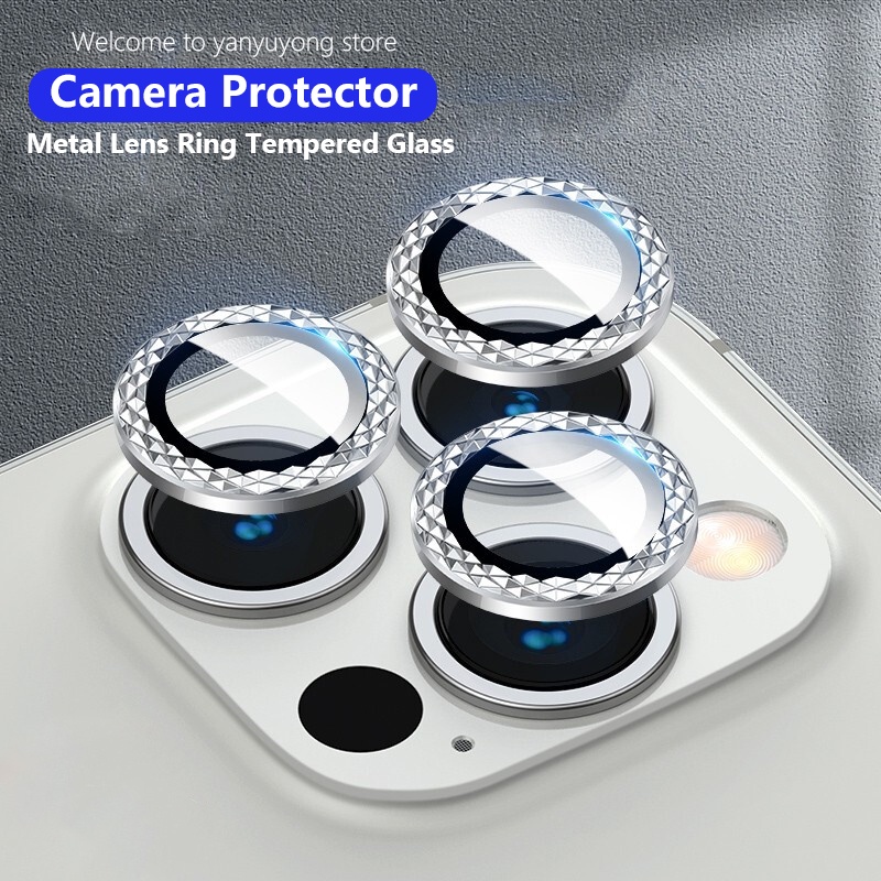 Miếng kính cường lực bảo vệ camera sau chống sốc thích hợp cho iPhone 11 12 13 Pro Max 13 12 Mini