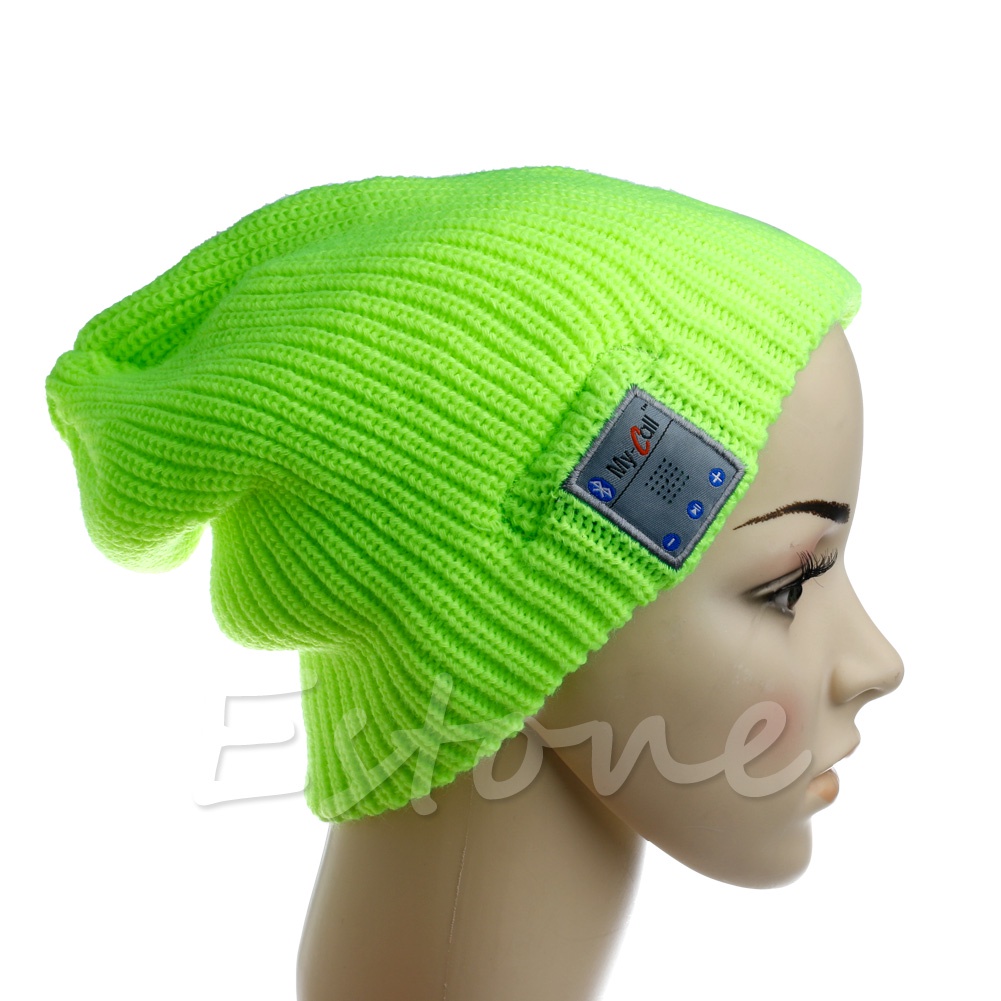 Mũ Beanie Mềm Mại Kết Nối Bluetooth Không Dây Cho Tai Nghe Thông Minh
