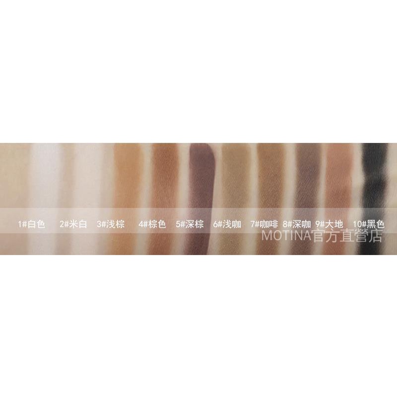 Bảng Phấn Mắt Màu Trắng Lì Đất Đơn Sắc Ánh Ngọc Trai Không Có Hộp Phấn Bắt Sáng Trang Điểm Sân Khấu