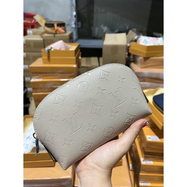 Túi cầm tay da thật