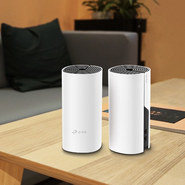 Bộ Phát Wifi Mesh TP-Link Deco M4 (2-pack) Băng Tần Kép MU-MIMO AC1200 - Hàng Chính Hãng