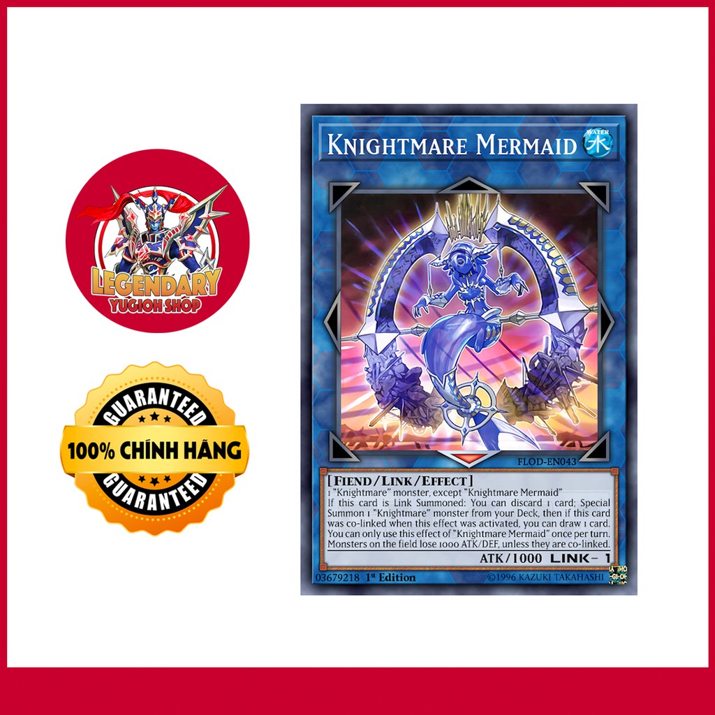 [Thẻ Bài Yugioh Chính Hãng] Knightmare Mermaid
