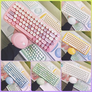 Bàn phím chuột không dây mofii candy đa màu sắc