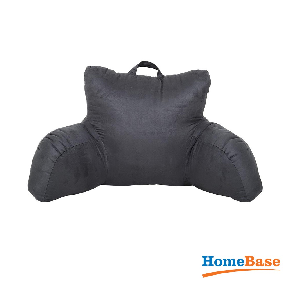 HomeBase HLS đệm ngồi ghế lười có tay vịn êm ái mềm mại Thái Lan 45x73 cm xám