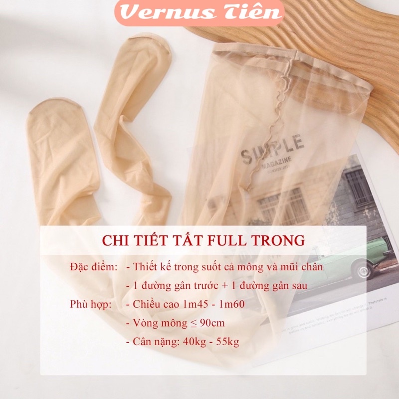 Quần tất tàng hình hàn quốc vỏ trắng - loại cao cấp