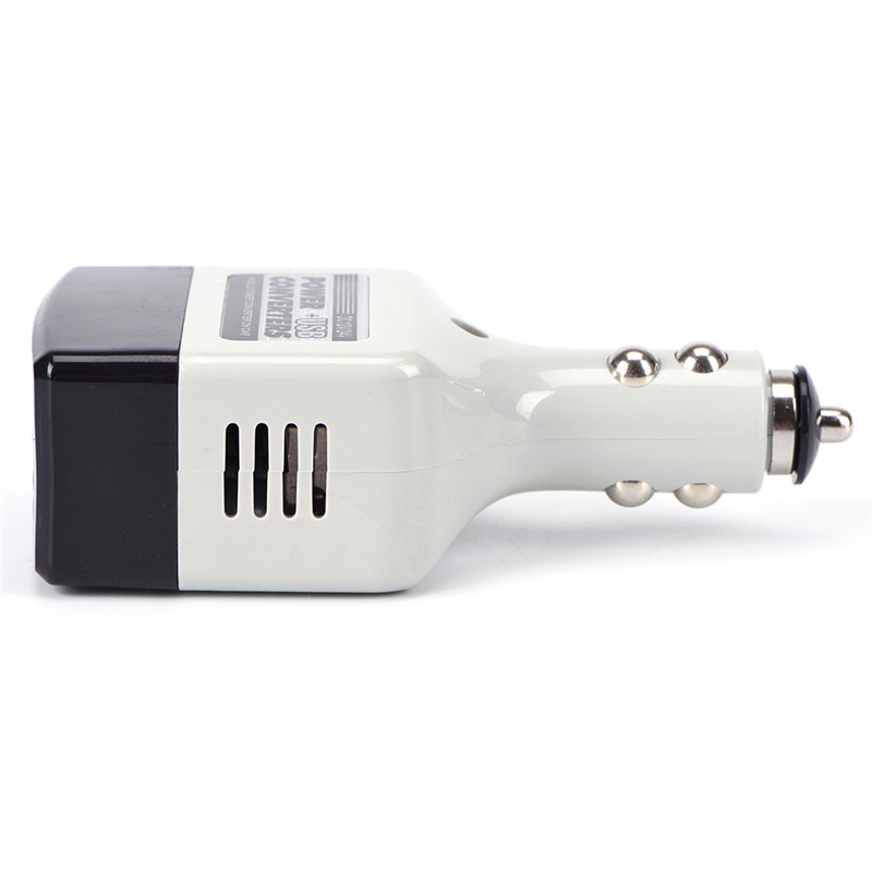 Đầu chuyển đổi dòng điện từ DC 12V sang AC 220V có cổng USB đa năng