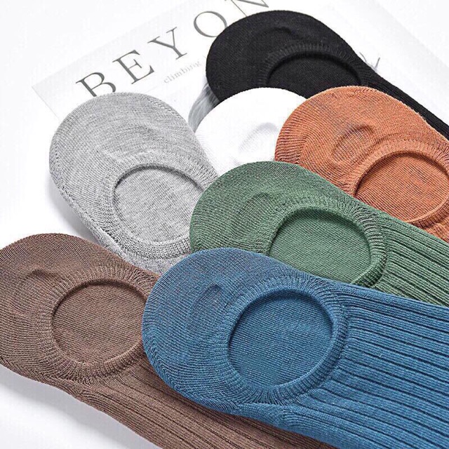 Tất Hài Nữ Cotton Gân Tăm Mềm Mịn - Tất Lười - Sam