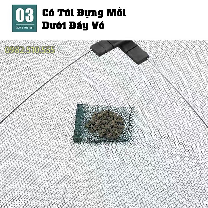 Vó Bắt Tôm, Cua, Cá, Tép.. A Cường