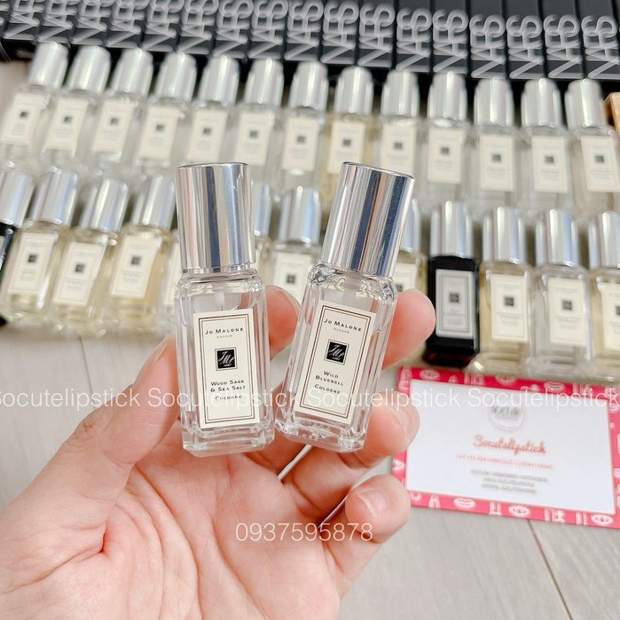 Nước hoa Jo Malone Peony Blush - English Pear - Wood Sage - Nectarine Blossom &amp; Honey - Wild Bluebell - Honeysuckle 9ml