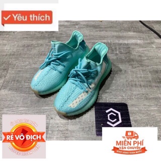Video + ảnh thật > giày sneaker yeezy 350 xanh blue