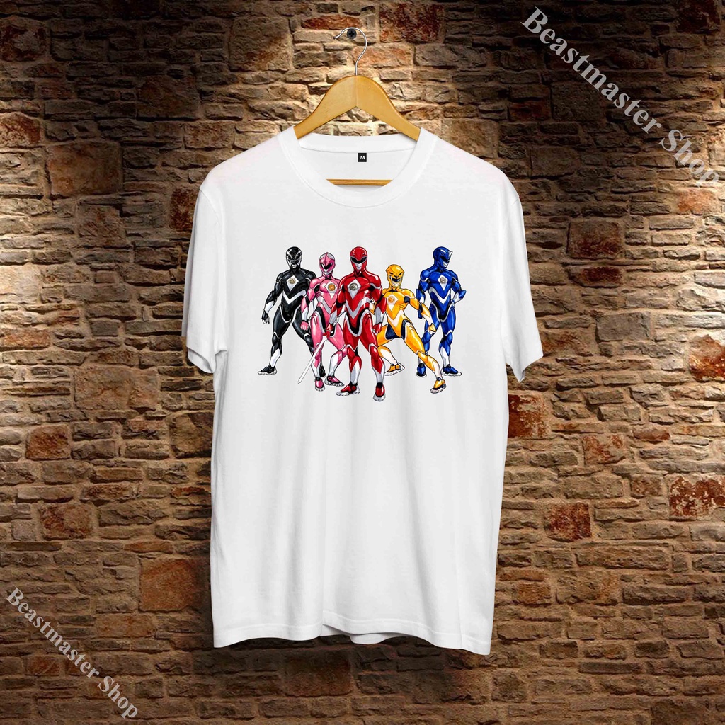 [HOT TSHIRT]👉Áo Phông Power Rangers - Áo Phông 5 anh em Siêu Nhân - Power Rangers T-Shirt siêu rẻ - PRS-019