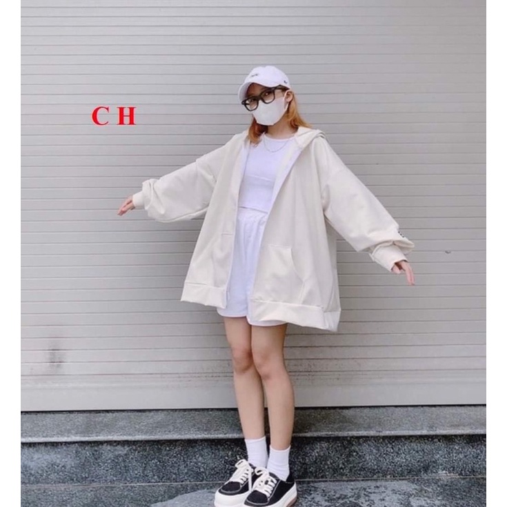 [Mã FAMARAL2 giảm 10K đơn 50K] Áo hodie khoá ESEN form thụng COA