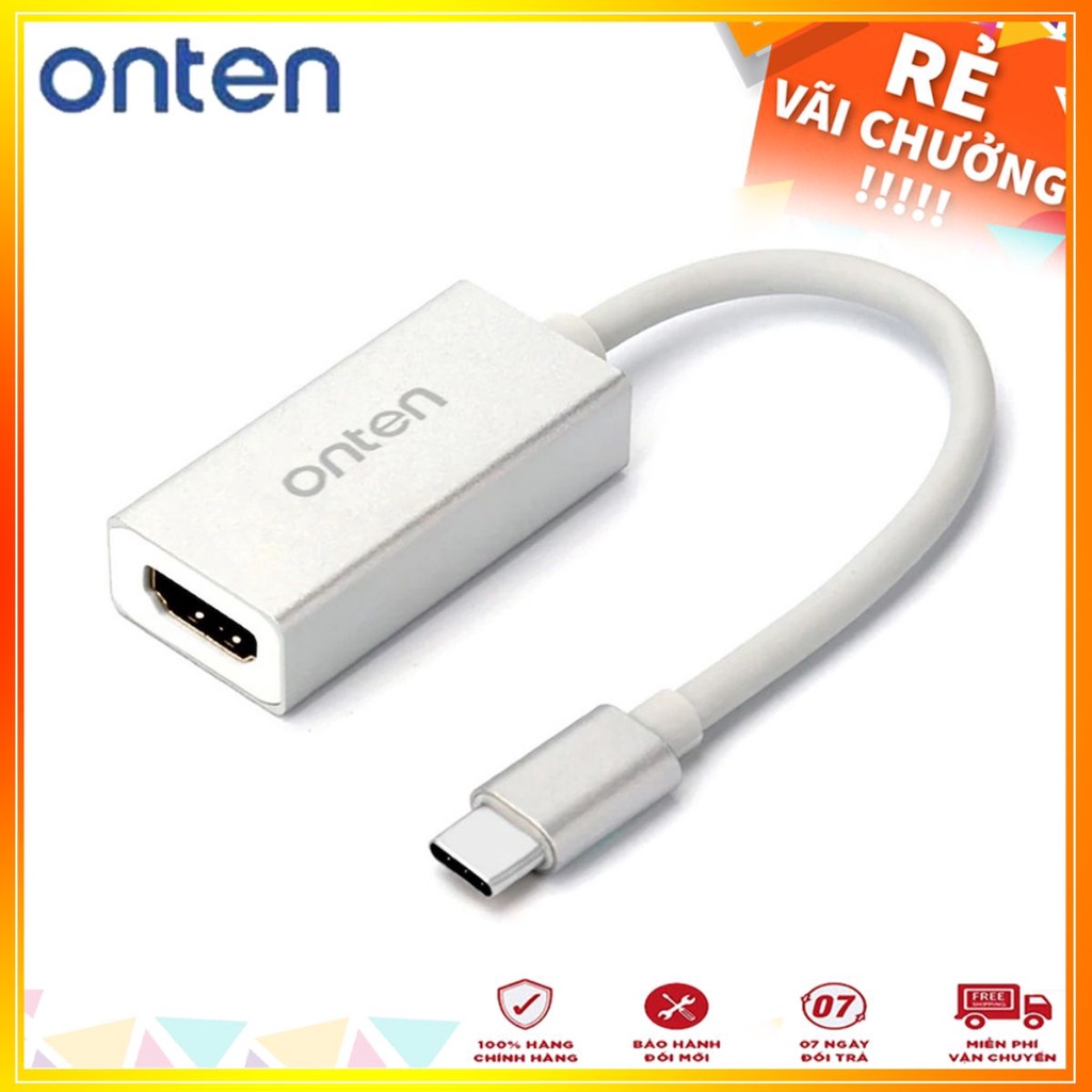 [Mã ELHACE giảm 4% đơn 300K] Onten OTN-9532 - Cáp chuyển Type-c to HDMI hỗ trợ 4K - Phukienleduy