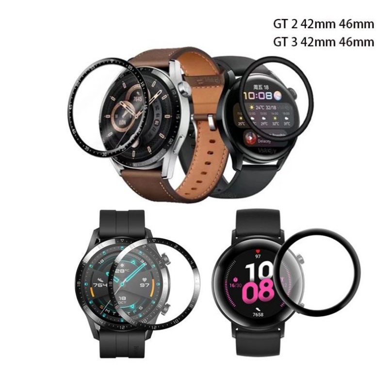 Miếng dán 3D siêu bảo Vệ Màn Hình Đồng Hồ Huawei Watch GT2 GT3 42mm 46mm