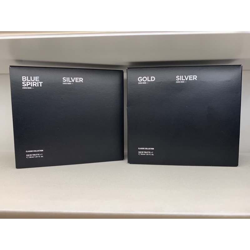 🦅SET NƯỚC HOA ZARA MAN GOLD - SILVER 60 ML/2CHAI