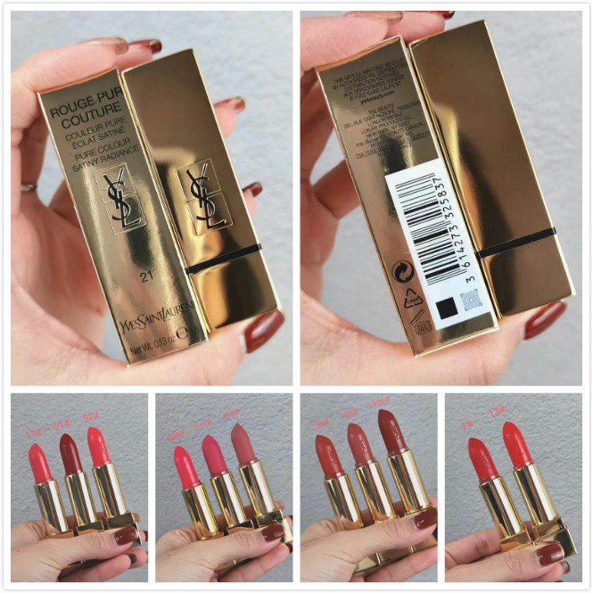 Ysl Saint Laurent YSL Lipstick Bentuk Tabung Persegi # 154 # 156 # 1966 # 153 # 157 # 21