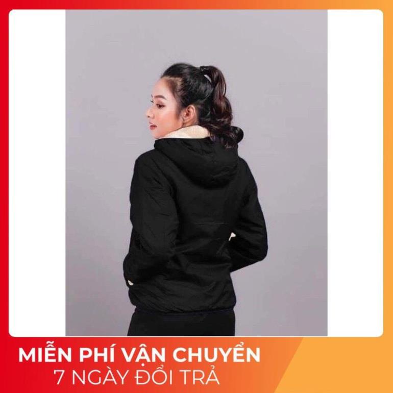 Áo gió lót lông nữ ⚡FREESHIP⚡ Lót lông giữ nhiệu siêu ấm kết hợp chất Gió tráng bạc chống nước hàng cao cấp FD62 | BigBuy360 - bigbuy360.vn