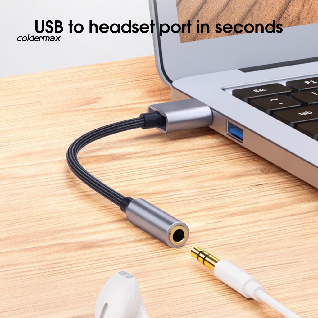 Thẻ Âm Thanh USB 3.5mm Chuyên Dụng Cho Laptop